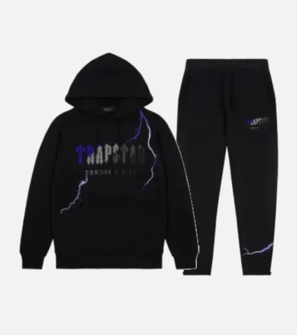 Trapstar Chenille Decoded Tracksuit Black (3)