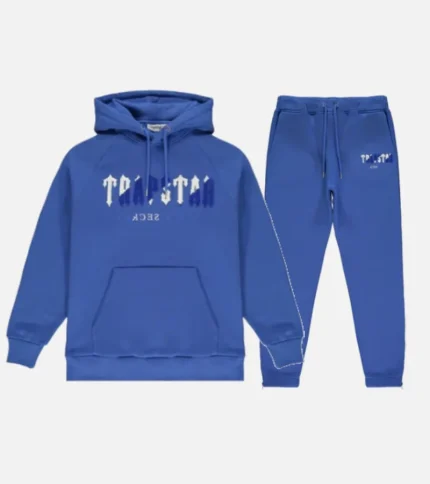 Trapstar Chenille Decoded Tracksuit BlueWhite (3)