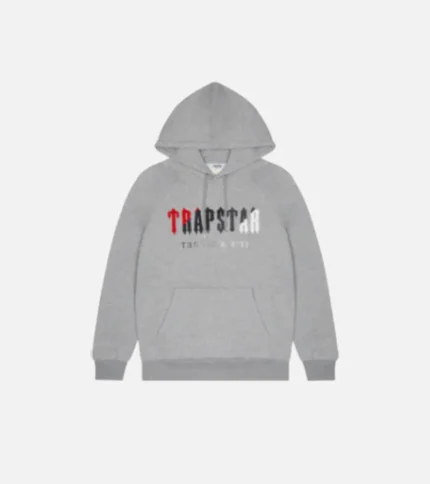 Trapstar Chenille Decoded Tracksuit GreyRed (2)