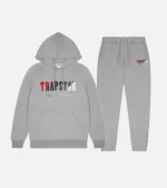 Trapstar Chenille Decoded Tracksuit GreyRed (3)