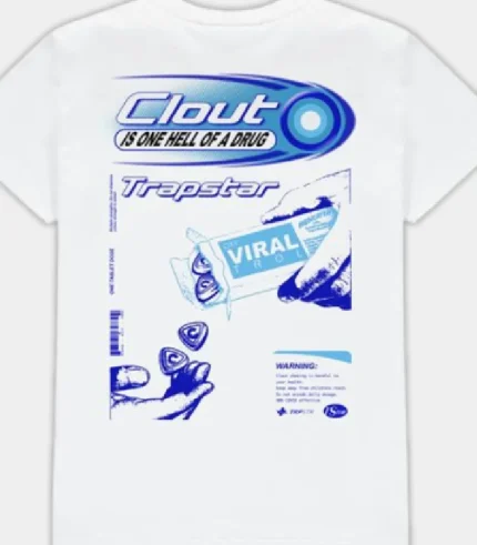 Trapstar Clout T Shirt White (1)