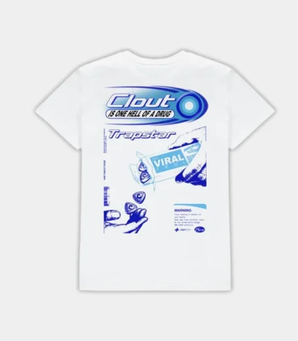 Trapstar Clout T Shirt White (2)