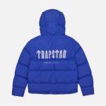 Trapstar Decoded Hooded Quilted Jacket Blue (6)