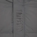 Trapstar Decoded Hooded Quilted Jacket Gray (1)