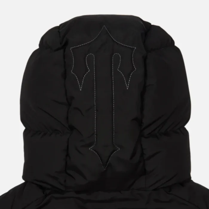 Trapstar Decoded Quilted Jacket With Hood Black (1)