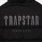 Trapstar Decoded Quilted Jacket With Hood Black (2)