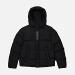 Trapstar Decoded Quilted Jacket With Hood Black (4)