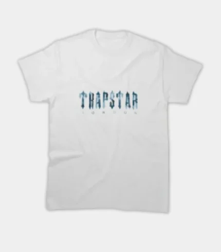 Trapstar Essential T Shirt WhiteBlue (2)