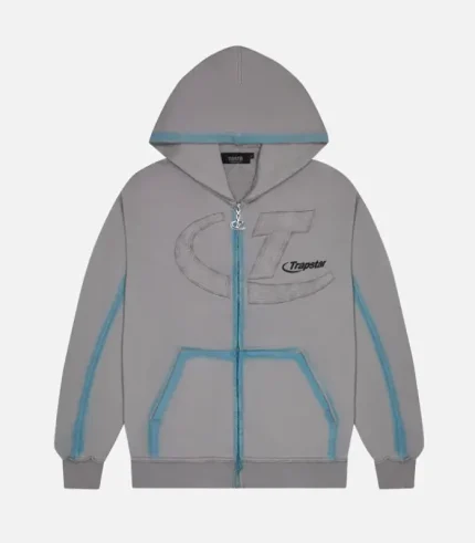Trapstar Hyperdrive Hoodie Grey (2)