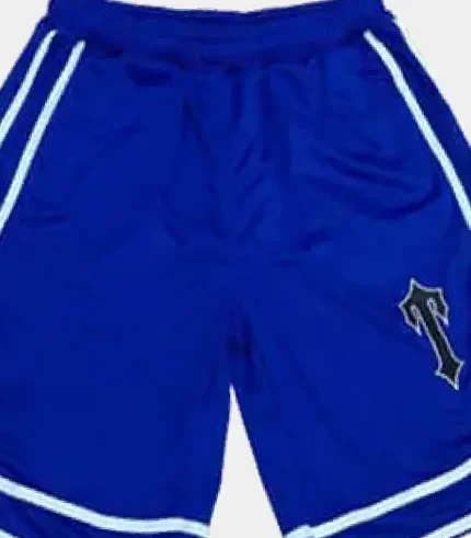 Trapstar Iron Gate Shorts Blue (1)