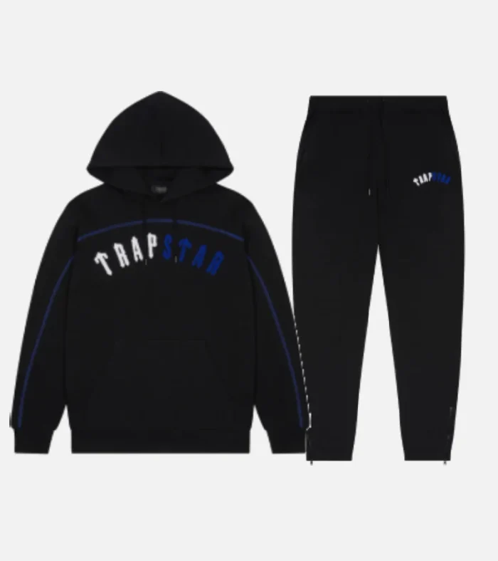 Trapstar Irongate Chenille Arch Tracksuit Black (3)