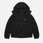 Trapstar Irongate Hooded Puffer Jacket Black (3)