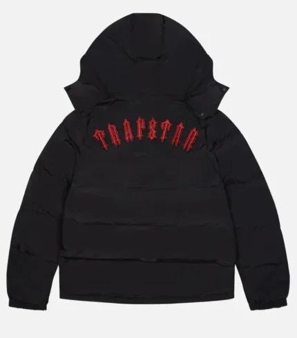 Trapstar Irongate Hooded Puffer Jacket Black (4)