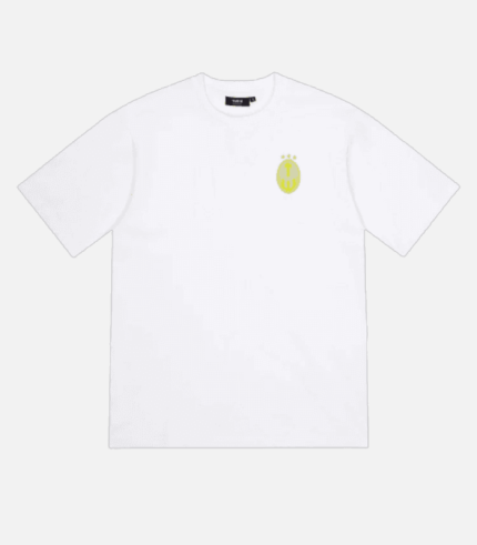 Trapstar Irongate Insignia T Shirt WhiteYellow (2)