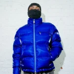 Trapstar Irongate Quilted Jacket Light Blue (2)