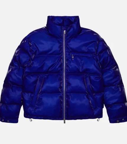 Trapstar Irongate Quilted Jacket Light Blue (4)