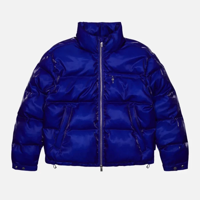 Trapstar Irongate Quilted Jacket Light Blue (4)