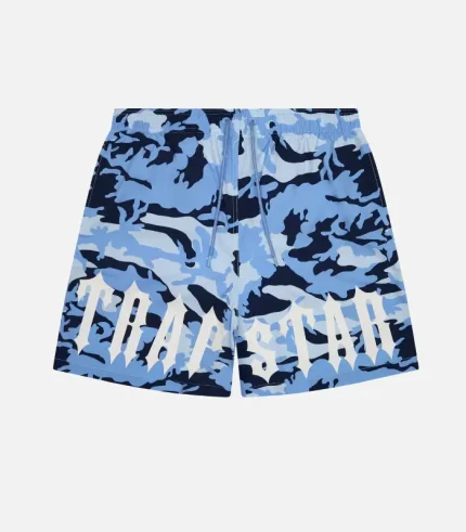 Trapstar Irongate Shorts Blue Camouflage (2)