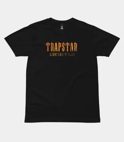 Trapstar It's A Secret Fire T Shirt Black (2)