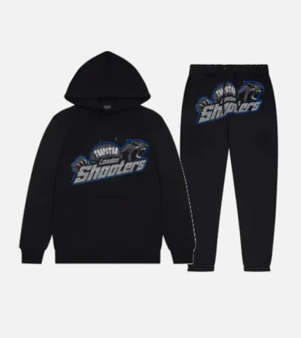 Trapstar London Shooters Tracksuit BlackBlue (3)