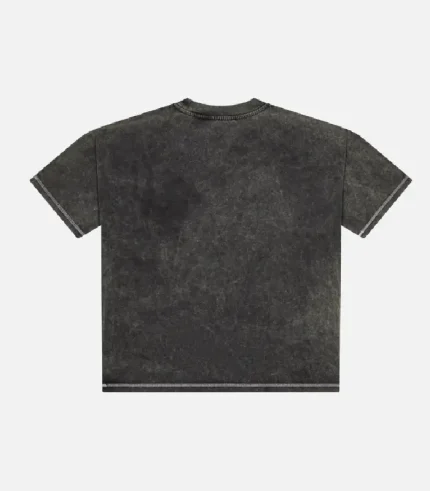 Trapstar Patchwork Script T Shirt Grey (1)