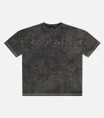 Trapstar Patchwork Script T Shirt Grey (2)