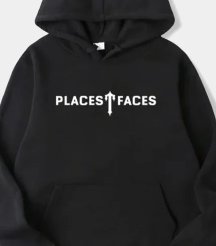 Trapstar Places T Faces Hoodie Black (1)