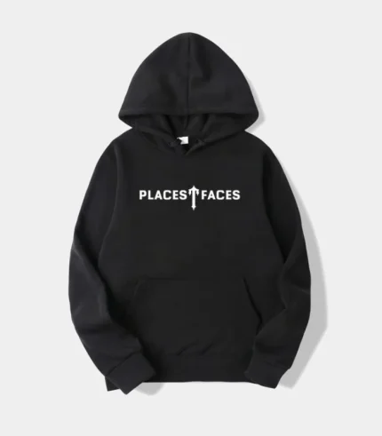 Trapstar Places T Faces Hoodie Black (2)