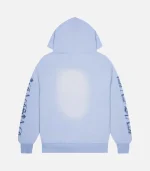 Trapstar Script Spray Hoodie Blue (1)
