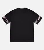 Trapstar Script T Shirt BlackPink (1)