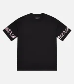 Trapstar Script T Shirt BlackPink (2)