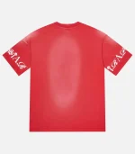 Trapstar Script T Shirt Red (1)
