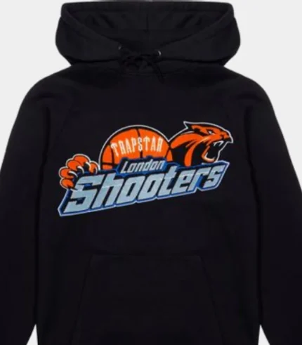 Trapstar Shooters Chenille Hoodie Black (1)