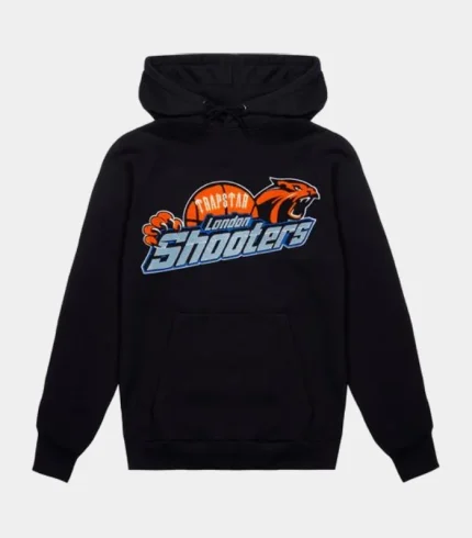 Trapstar Shooters Chenille Hoodie Black (2)