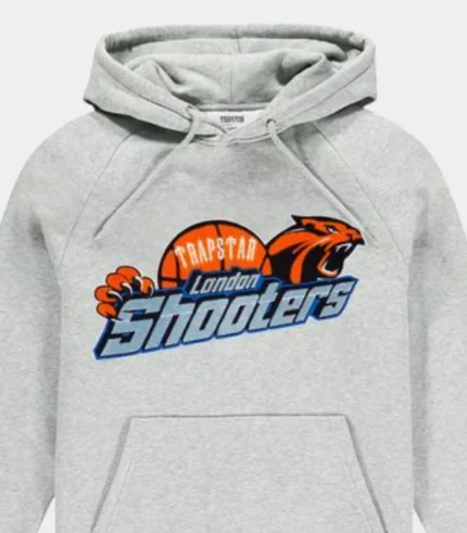 Trapstar Shooters Chenille Hoodie Gray (1)