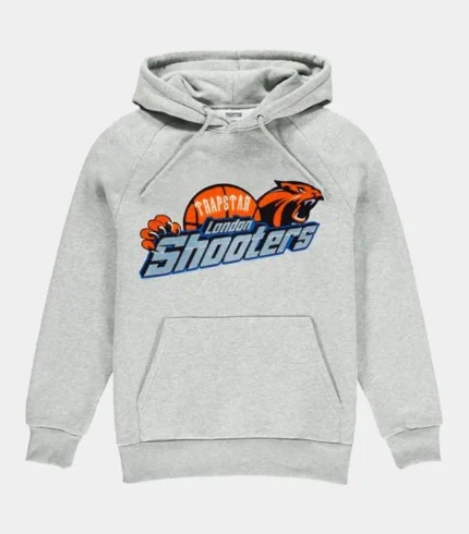 Trapstar Shooters Chenille Hoodie Gray (2)