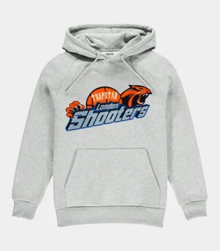 Trapstar Shooters Chenille Hoodie Gray (2)