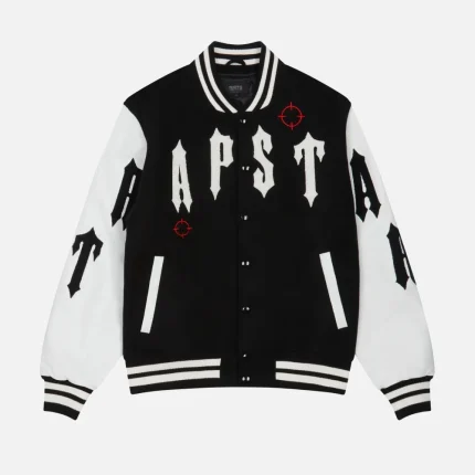 Trapstar Shooters College Jacket Black (4)