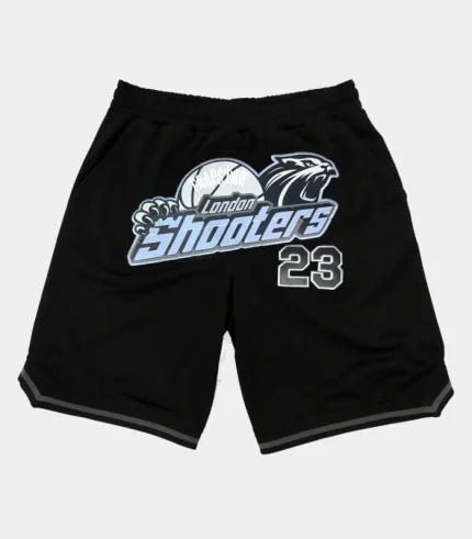 Trapstar Shooters SS23 Basketball Shorts BlackIce (2)