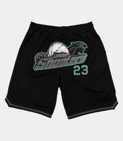 Trapstar Shooters SS23 Basketball Shorts BlackNavy (2)