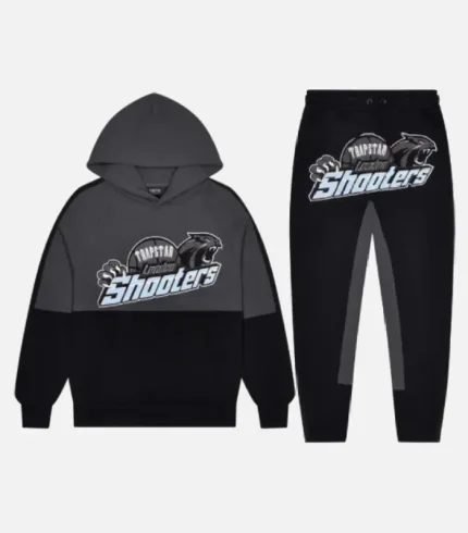 Trapstar Shooters Tracksuit BlackBlue (3)