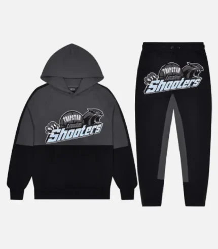 Trapstar Shooters Tracksuit BlackBlue (3)