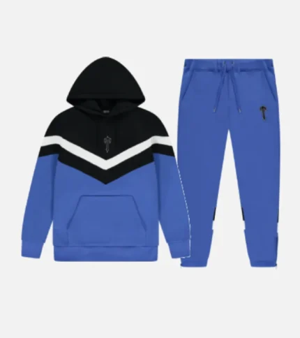 Trapstar V Stripe Tracksuit Blue (3)