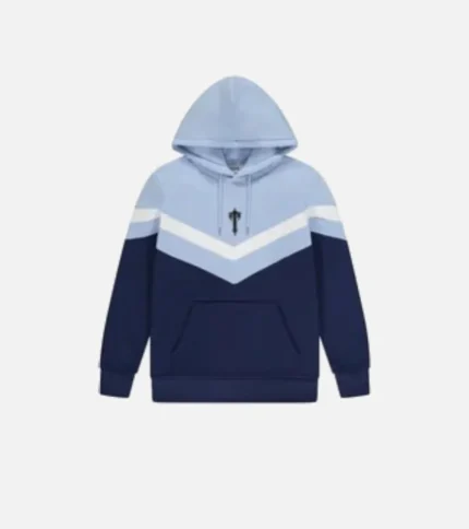 Trapstar V Stripe Tracksuit Navy Blue (2)