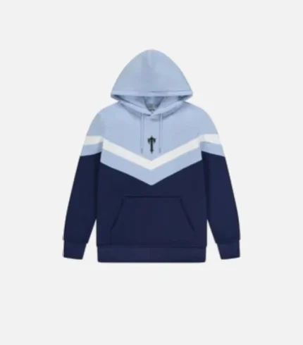 Trapstar V Stripe Tracksuit Navy Blue (2)