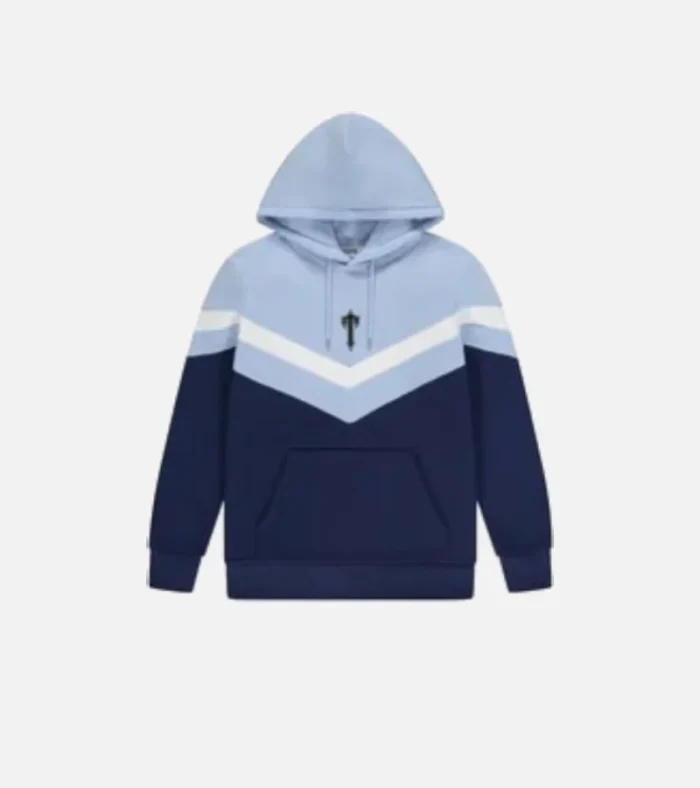 Trapstar V Stripe Tracksuit Navy Blue (2)