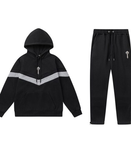 Trapstar V-Stripe Tracksuit Black