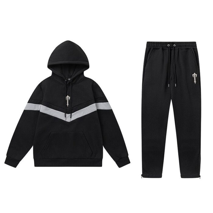 Trapstar V-Stripe Tracksuit Black