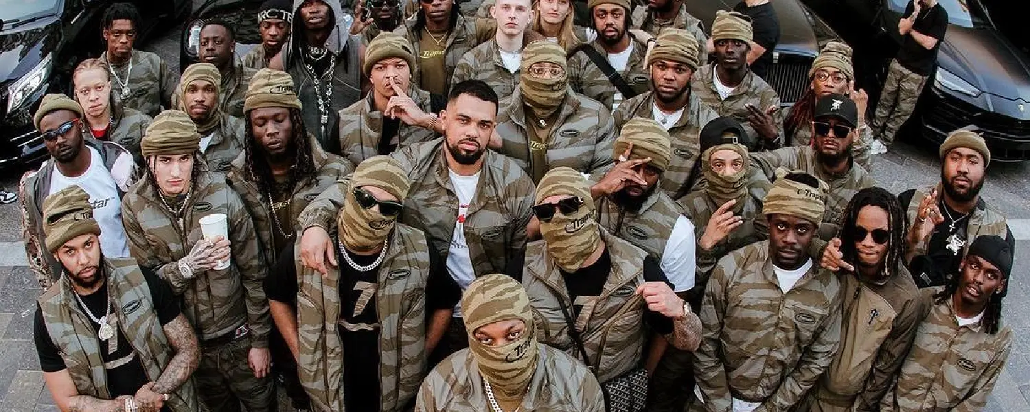 The iconic logo of Trapstar